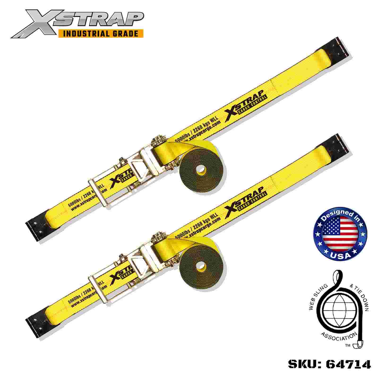 Xstrap 64714 ​​Curele cu cataramă cu clichet de 3