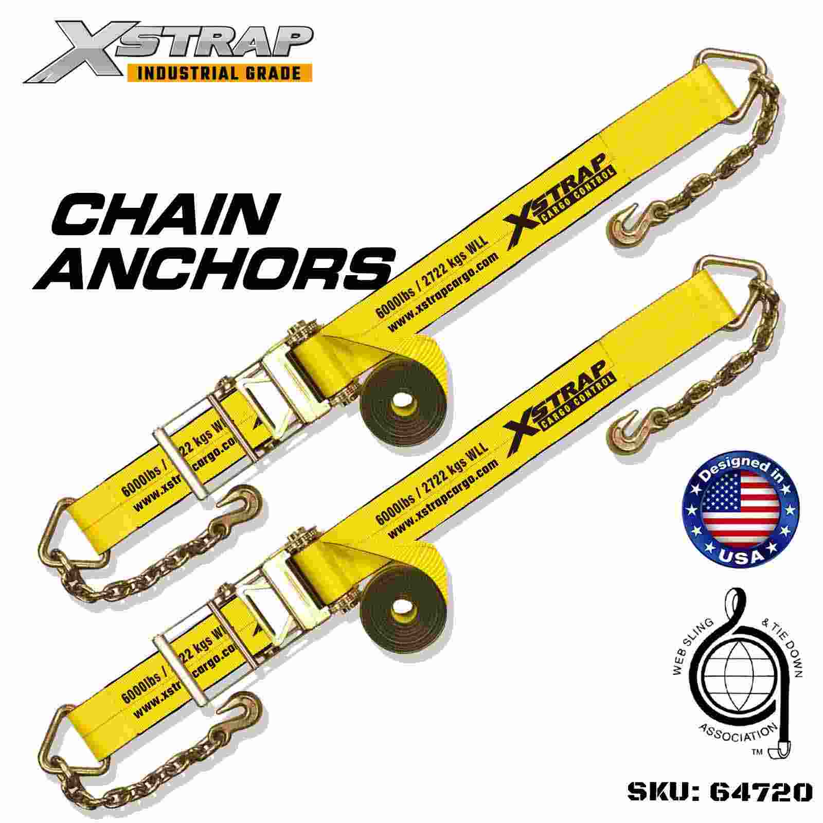 Xstrap 64720 Curele cu cataramă cu clichet de 4